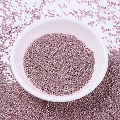 MIYUKIデリカビーズ  シリンダー  日本製シードビーズ  11/0  （db0435)亜鉛メッキピンク赤面  1.3x1.6mm  穴：0.8mm  約2000PCS /ボトル  10 G /ボトル&nbsp;SEED-JP0008-DB0435