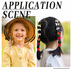 288 шт. 12-х цветные аксессуары для украшения из полиэстера ручной работы&nbsp;AJEW-GO0001-34