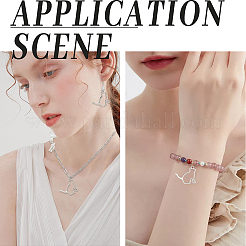 20 шт. подвески из сплава с покрытием из стойки в виде котенка с открытой спиной FIND-SC0008-19