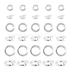 12 anneau de jonction ouvert en laiton de 3 styles&nbsp;KK-TA0008-82P