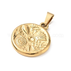 Pendentifs en acier inoxydable 304 sertis de strass&nbsp;SA-CBA34D4-04G