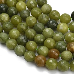 Бусы из натурального нефрита синьянг G-L642-F06-6mm