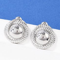 Серьги-гвоздики из нержавеющей стали 304 EJEW-G423-13P