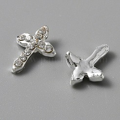 Cabochon di strass in lega di zinco&nbsp;FIND-WH0125-73