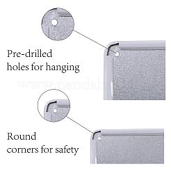 Вывеска из белой жести AJEW-WH0157-438