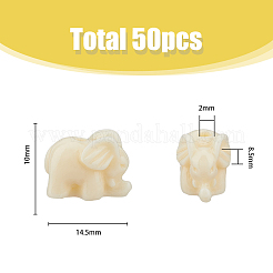 50 шт. синтетические коралловые бусины CORA-HY0001-01