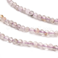 Chapelets de perles en améthyste naturelle&nbsp;G-RM2025-29-2mm