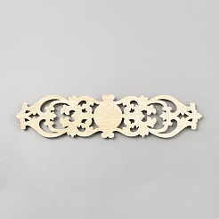 Naturholz geschnitzte Onlay Applique Handwerk&nbsp;AJEW-WH20007-01