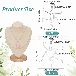 2 шт. 2 стиля овальная и сердечная подвеска 925 оправы кабошон из стерлингового серебра STER-NB0001-09