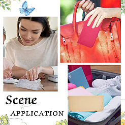 5шт. 5-цветный фетровый футляр для очков AJEW-GF0007-58