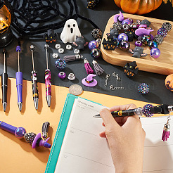 Penne con perline in plastica ABS per Halloween&nbsp;DIY-TA0014-53