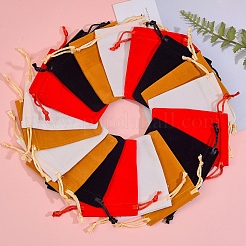 40шт 4 цвета бархатные упаковочные пакеты TP-SZ0001-01