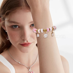 6 pieza de brazalete ajustable de alambre de acero inoxidable 304.&nbsp;MAK-BBC0001-24B-G