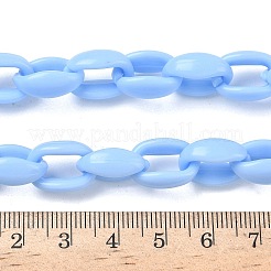 7 прядь 7 цвета акриловые кабельные цепи ручной работы AJEW-PH0003-93