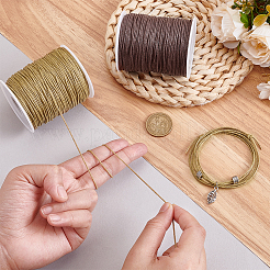 2 рулон 2 цвета вощеных хлопковых шнуров&nbsp;YC-PH0001-52B