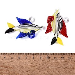 Pendentifs vernissées manuelles&nbsp;LA-N048-05