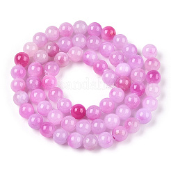 Натуральные окрашенные нити бус из персидского нефрита и драгоценных камней G-R271-6mm-XP27