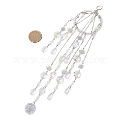 Подвесные ловцы солнца из стекла и нержавеющей стали&nbsp;HJEW-JM04537