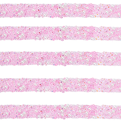 Самоклеящиеся смоляные стразы и пластиковая лента&nbsp;DIY-WH20081-008A