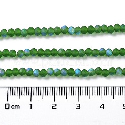 Chapelets de perles en verre imitation jade&nbsp;EGLA-A034-T3mm-MB24