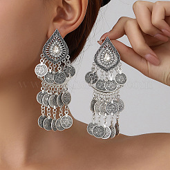 Boucles d'oreilles chandelier en alliage&nbsp;WG1C2F6-05