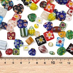 Handgefertigte Millefiori-Glasperlen&nbsp;LA-CBA92C9-01
