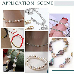 500 шт. бусины из нержавеющей стали марки 304 STAS-YW0002-80