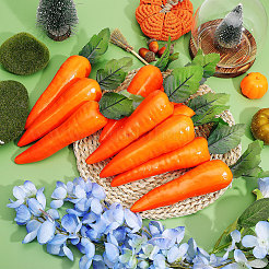 Имитация моркови из пенопласта и пластика DJEW-WH0042-53