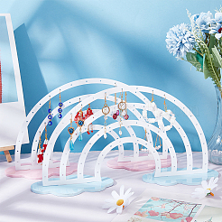 2 комплект из 2-х цветных акриловых подставок для сережек&nbsp;EDIS-NB0001-08