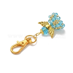 Подвески из стекла и сплавов «ангел»&nbsp;HJEW-MZ00360-04