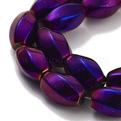 Синтетические магнитные гематит бусины пряди G-P545-G01-01