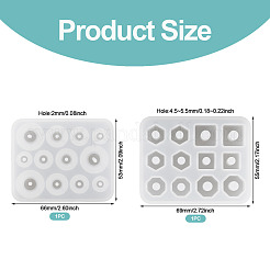 2шт 2 стиля силиконовые Молды для бусин своими руками&nbsp;SIMO-TA0001-16