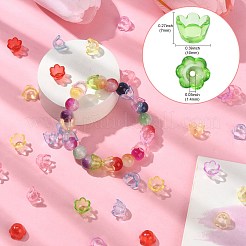 Прозрачные колпачки акриловая бисера MACR-CJC0006-01