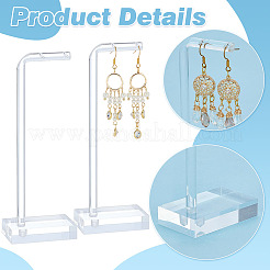 4 комплект из 3 прозрачных акриловых подставок для сережек&nbsp;EDIS-ME0001-01