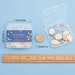 Набор для самостоятельного изготовления овальных подвесок-бирок для бокалов вина&nbsp;DIY-SC0018-60