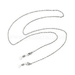 Chaînes de Singapour en acier inoxydable 304 pour chaînes de lunettes&nbsp;AJEW-EH00403-01