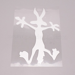 Autocollants de voiture de loup de personnalité d'animal familier imperméables&nbsp;DIY-WH0258--05B-02