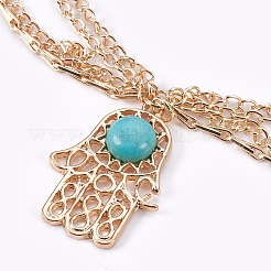 Catena della testa della nappa delle donne della Boemia&nbsp;OHAR-WH0005-02G
