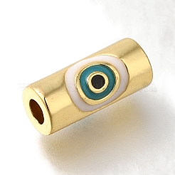 Cremagliera smalto perle di ottone placcatura&nbsp;KK-U019-01G-01