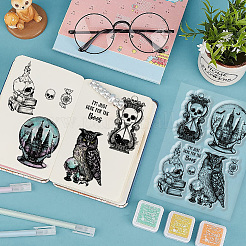 1 шт. трафареты для резки из углеродистой стали на тему магии Хэллоуина DIY-GL0004-79