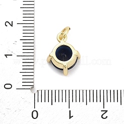 Messing Glas-Anhänger&nbsp;KK-H527-14G-01