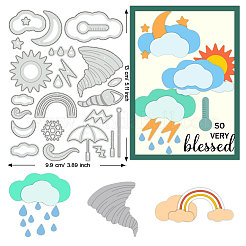 Трафареты для резки штампов из углеродистой стали на тему погоды DIY-WH0309-1582