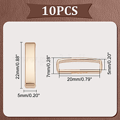 10 шт. Кольца для ремня из сплава FIND-UN0002-98KCG