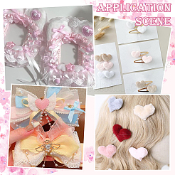 40 шт. 4 цвета шерстяные и тканевые аксессуары для украшения&nbsp;DIY-SC0032-29