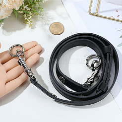 Регулируемые ремни для сумок из черной искусственной кожи&nbsp;PURS-GL0001-05P