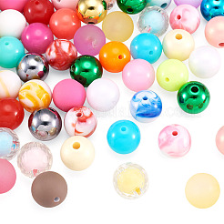 80 Stück 8 Stile gemischte Acrylperlen&nbsp;OACR-TA0005-11