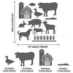 Трафареты для штампов из нержавеющей стали DIY-WH0279-139