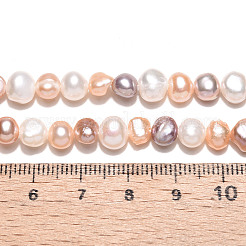 Нити из натурального культивированного пресноводного жемчуга PEAR-N014-05M