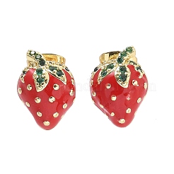 Серьги-гвоздики из латуни EJEW-Q017-04G