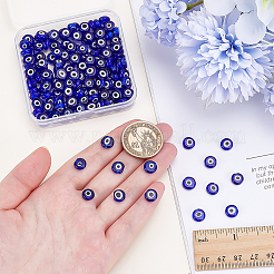 150шт ручной работы сглаз бусины лэмпворк LAMP-ME0001-17